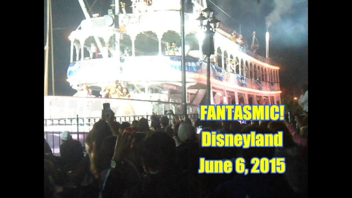 Fantasmic! (Disneyland) - June 6, 2015 - Pinocchio, Pink Elephants, Peter Pan, & Finale