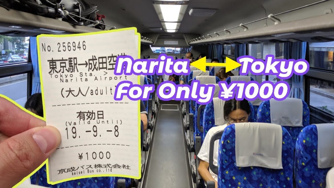 Keisei Bus: How To Get from Narita Airport To Tokyo