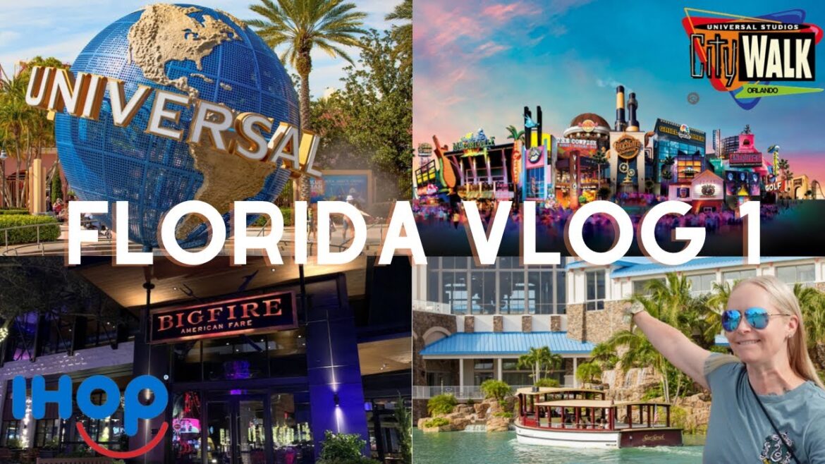 Florida Vlog 1 Universal studios | ihop | lowes Sapphire falls | Big Fire