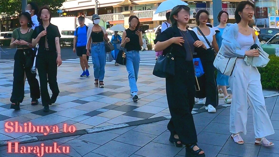 Shibuya to Harajuku Tokyo in Japan walk tour. 【4K】9. 2023-1 Shibuya to Harajuku Tokyo in Japan walk tour. 【4K】9. 2023-1