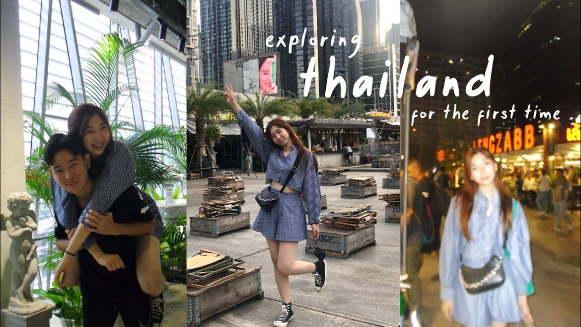 travel around thailand - day 1 | trying viral food, platinum mall, jodd fair | indonesia