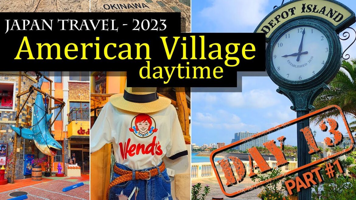 American Village, Mihama Chatan Okinawa at daytime (What to eat, see and do?) 🌴🇺🇸🏖️🇯🇵