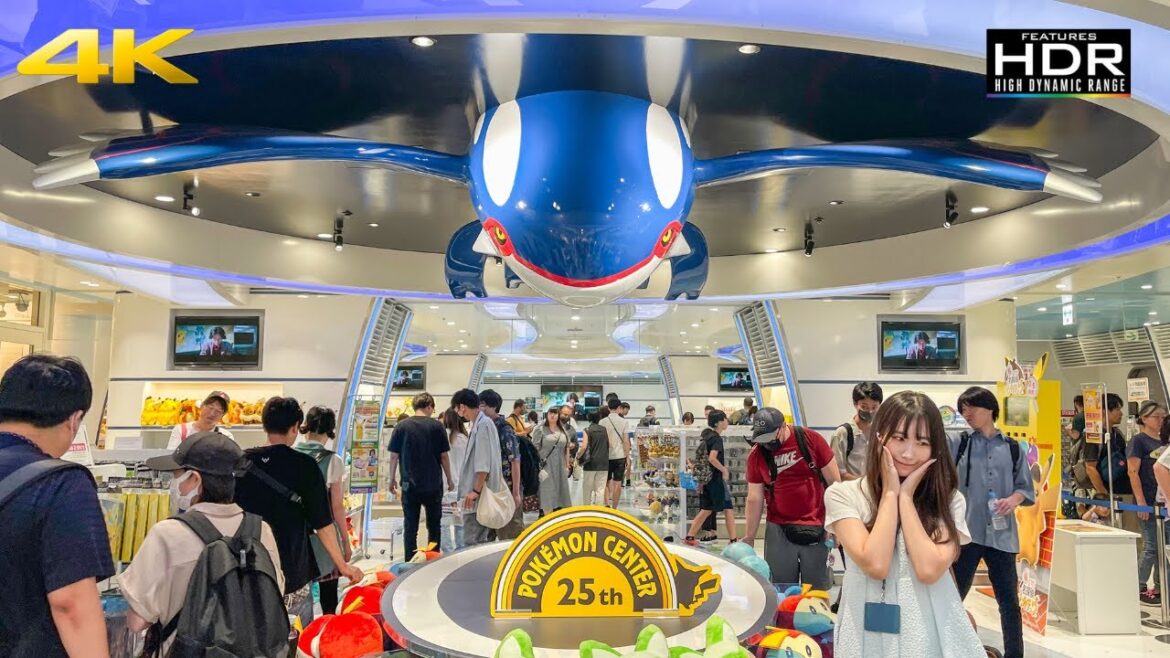 🤩 POKÉMON CENTER YOKOHAMA - SHOP VIRTUAL TOUR [4K HDR]