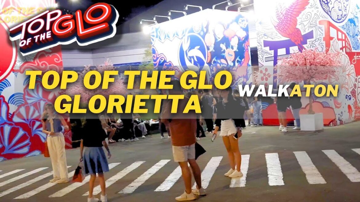 “ Top of the Glo “ Glorietta Mall | JAPAN TOWN 2023| Walking Tour | WalkATON