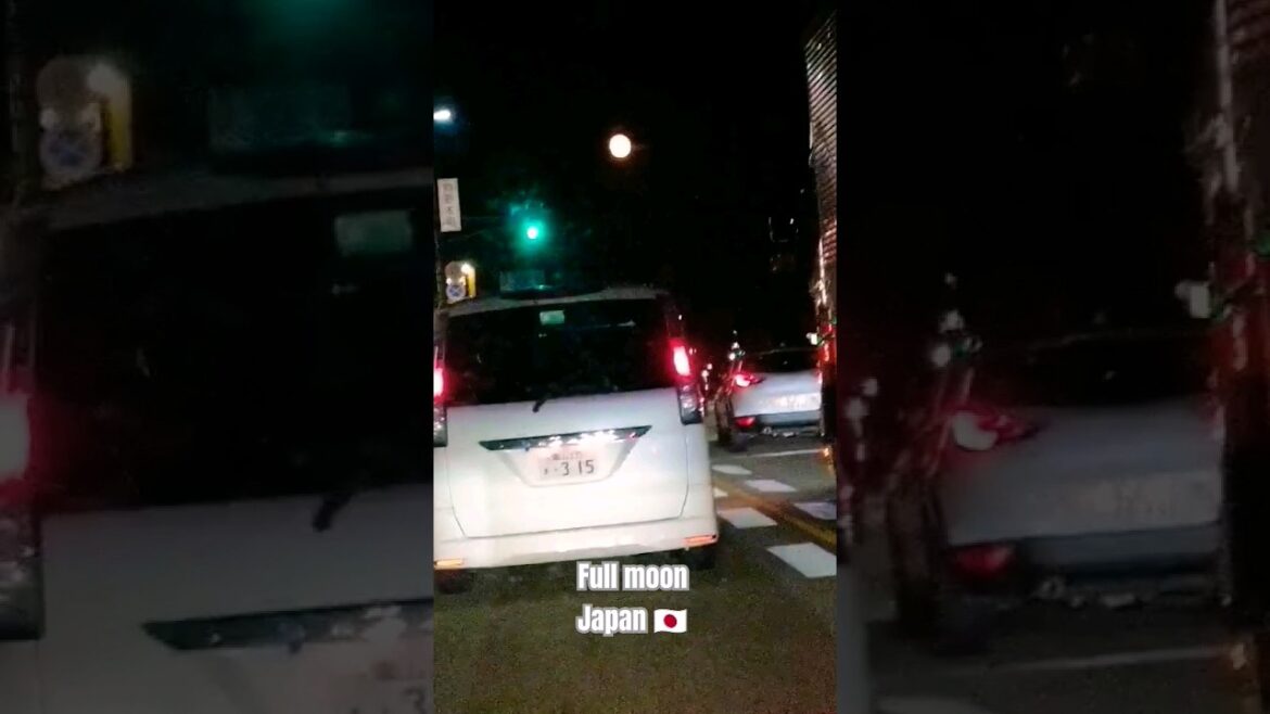night life | night drive | full moon | japan #travel #shortsvideo #tiktok #dailyvlog