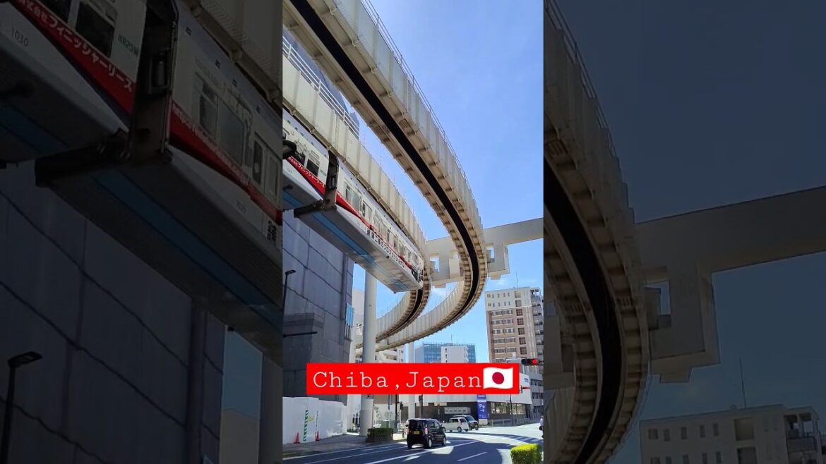 Upside down train in Japan #travel #japan #train