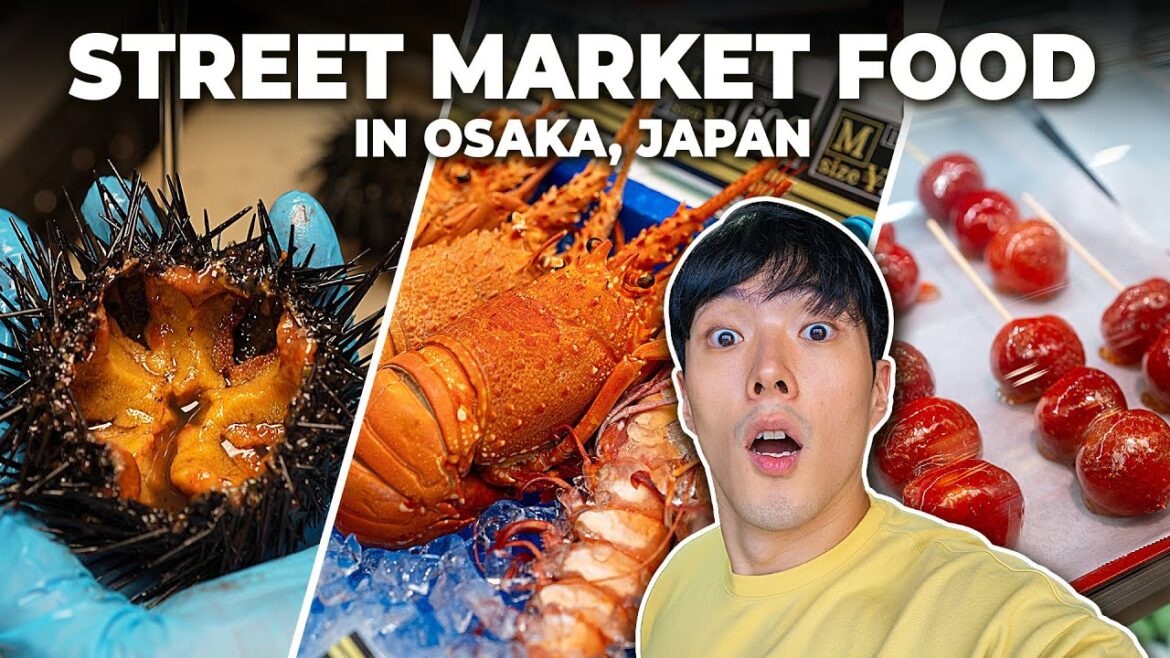 I Tried Fish Market Food in Japan | Osaka, Japan
