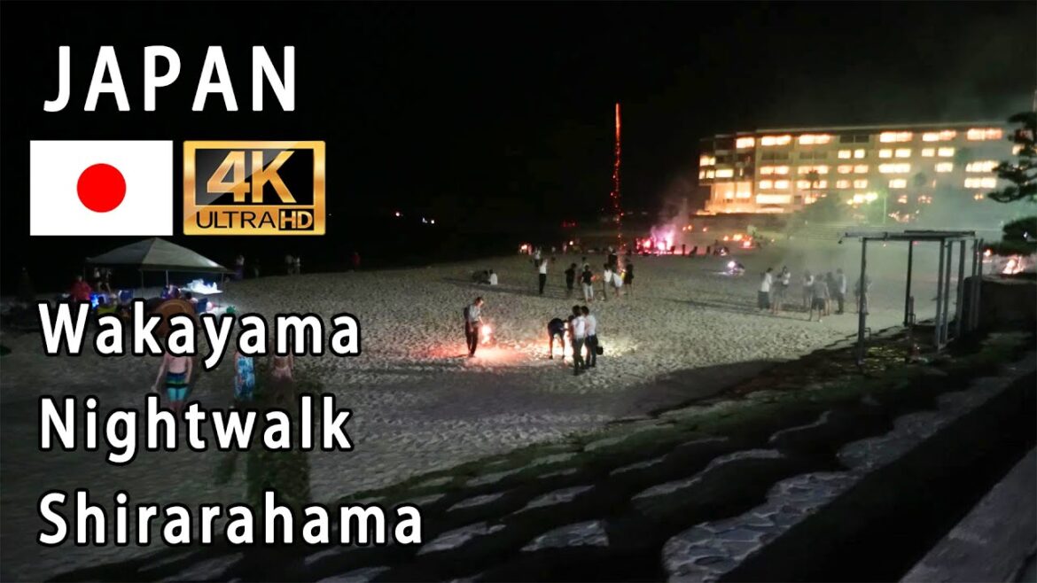 Wakayama  Shirahama　( Shirahama beach at night )
