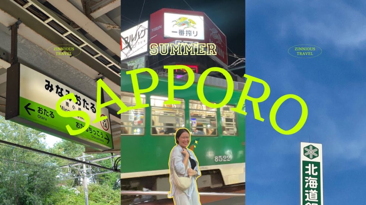 삿포로 여름휴가 🩵 찍다 만 느낌의 브이로그💙 | 오타루,맥주박물관 그리고 또 맥주축제