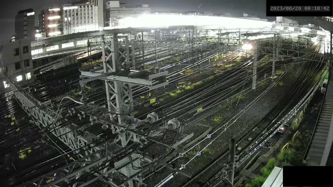 【ARCHIVE】Kyoto Station Live Cam JR京都駅  鉄道ライブカメラ  京都ライブカメラ TrainCam  2023/08/20 0:00～