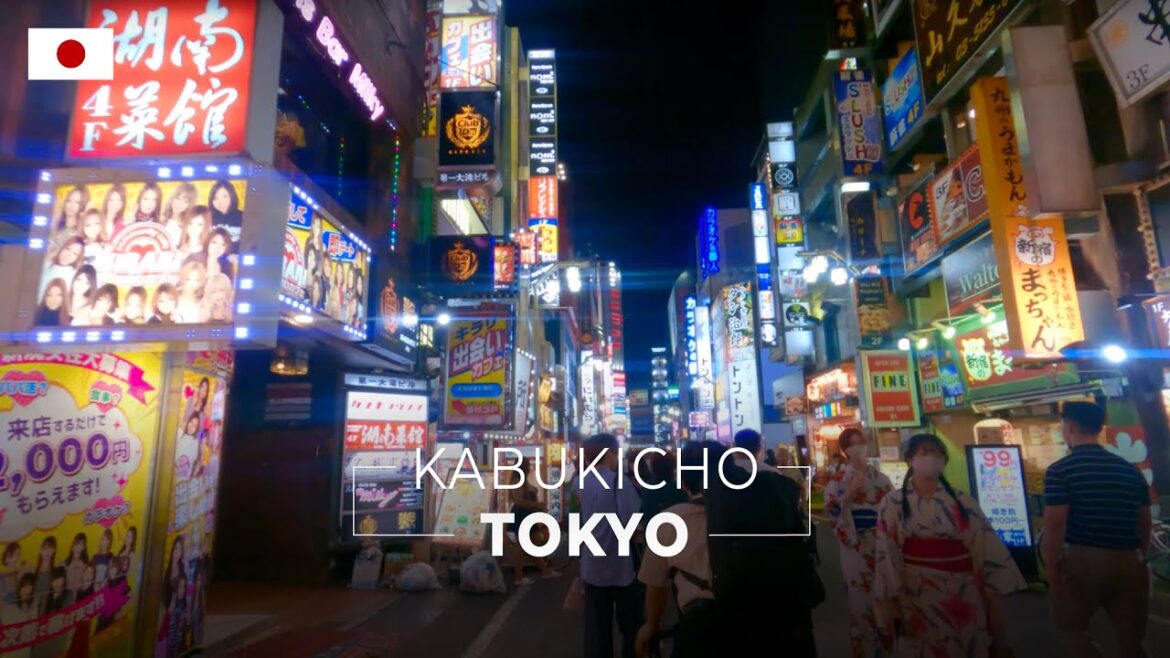 Tokyo Kabukicho Walking Tour | Last Train [2023-08-05][4K]