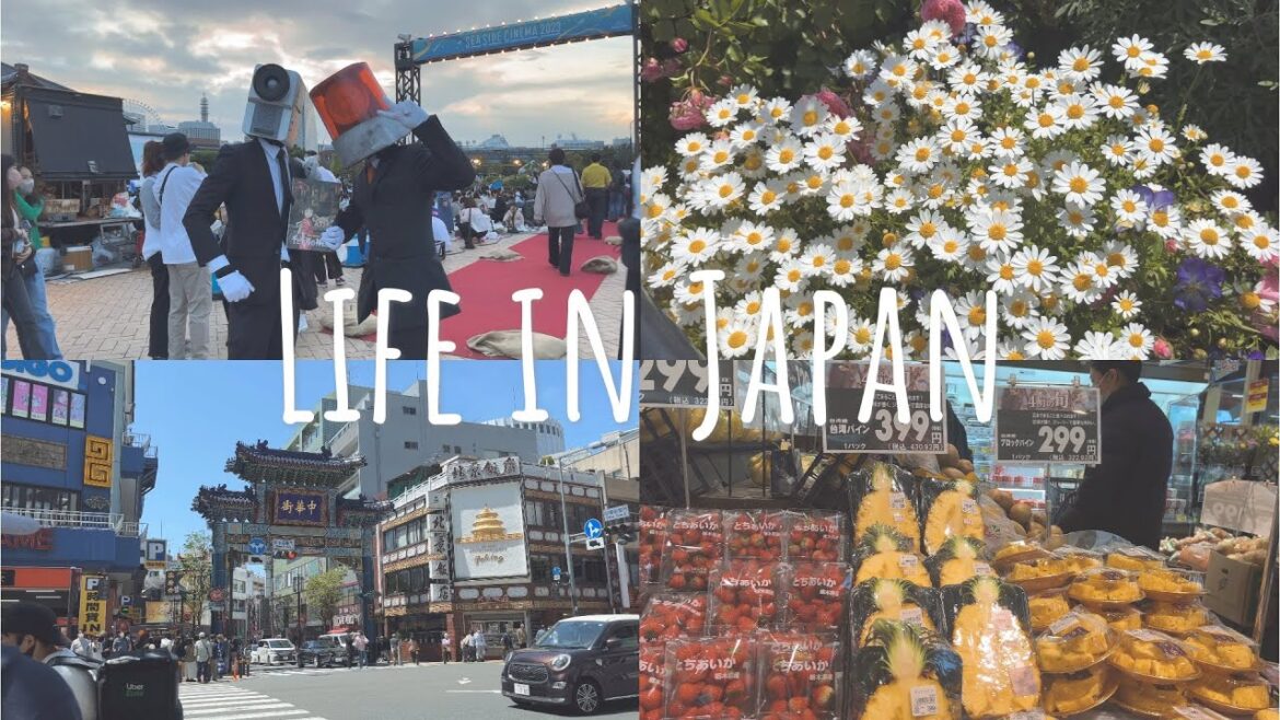 Life in Japan | Yokohama Chinatown, Beer Fest, Seaside Cinema | Tokyo Vlogs