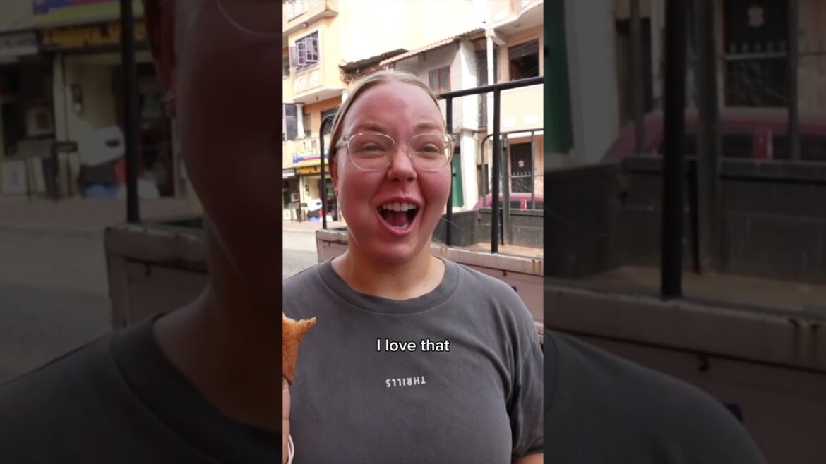 My FIRST Egg Roll in Sri Lanka 🇱🇰 #shorts