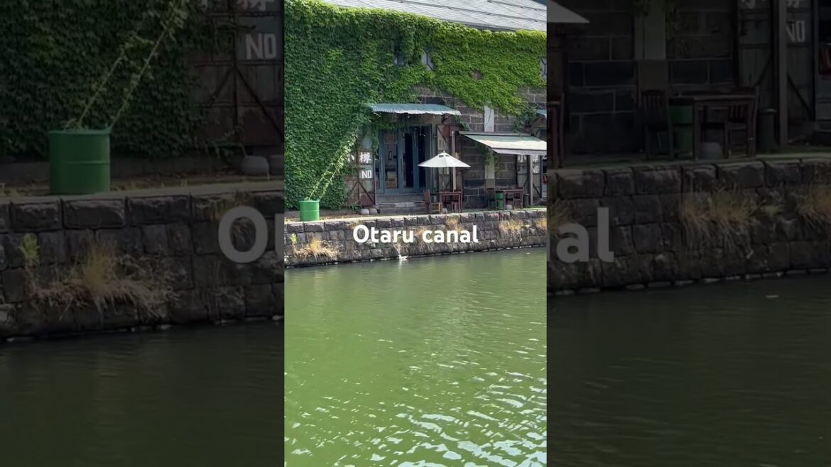 Otaru canal in Hokkaido.