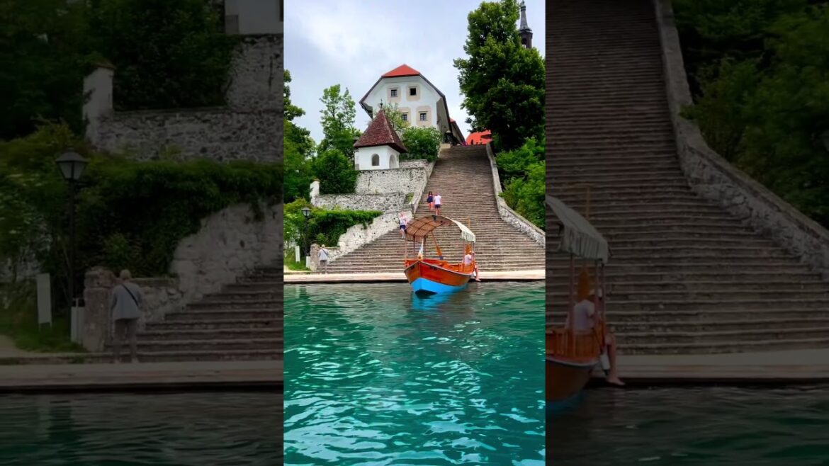 ☀️🏞️ Summer in Lake Bled, Slovenia: Travel Destinations 2023-2024 #shorts ☀️🏞️ Summer in Lake Bled, Slovenia: Travel Destinations 2023-2024 #shorts