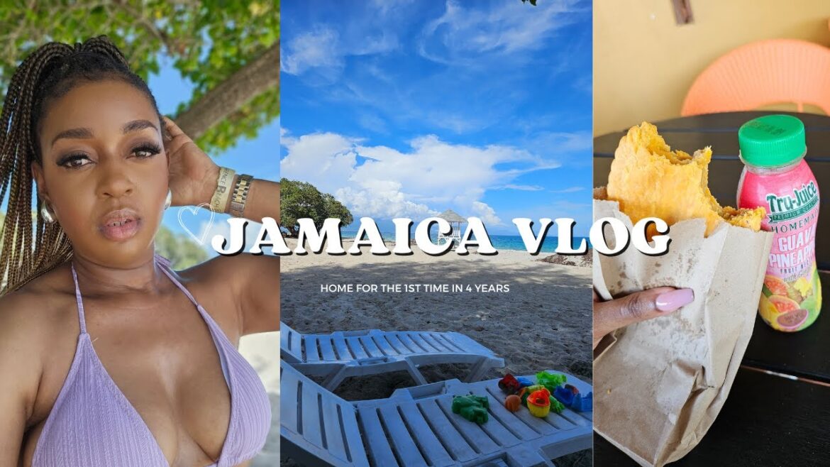 Jamaica vlog|| home for the first time in 4 years||beach day and catching with friends and family Jamaica vlog|| home for the first time in 4 years||beach day and catching with friends and family