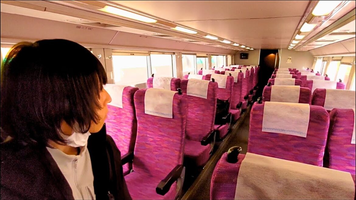 Tokyo to Yokohama in a Japanese double-decker train