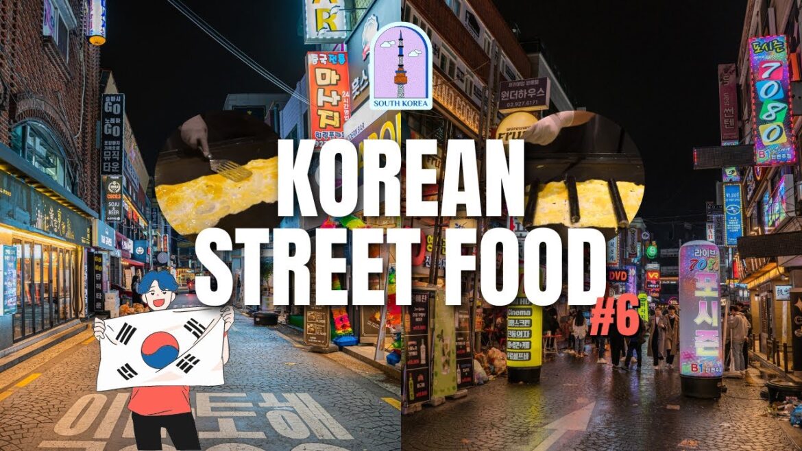 Korean Street food #6 | Delicious ROLLED OMELET GIMBAP | RED BEAN CAKE | Incheon Korea