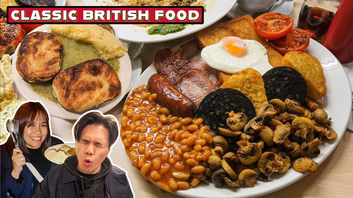 Is this London’s Best English Breakfast? | British Food Tour ft. Jellied Eels and Greggs! Is this London's Best English Breakfast? | British Food Tour ft. Jellied Eels and Greggs!