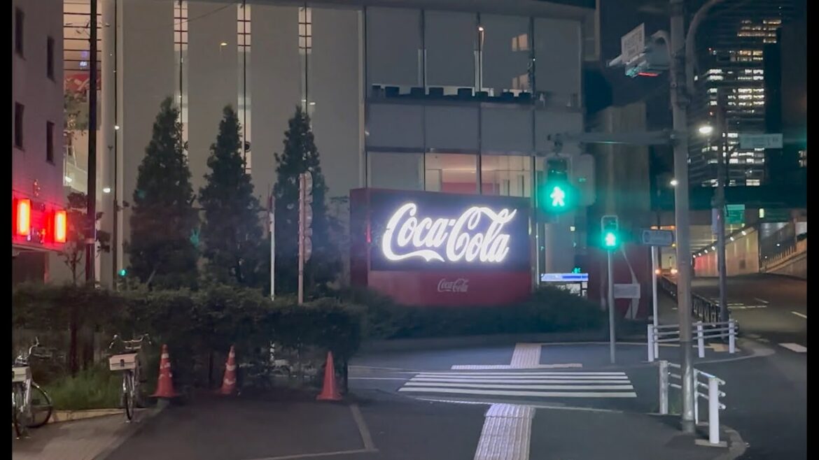 Late night walk in Tokyo. From Roppongi to Shibuya 2 of 3  4K