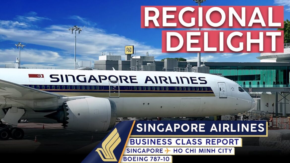 SINGAPORE AIRLINES Business Class 🇸🇬⇢🇻🇳【4K Trip Report Singapore to Ho Chi Minh City】 Regional 787 SINGAPORE AIRLINES Business Class 🇸🇬⇢🇻🇳【4K Trip Report Singapore to Ho Chi Minh City】 Regional 787