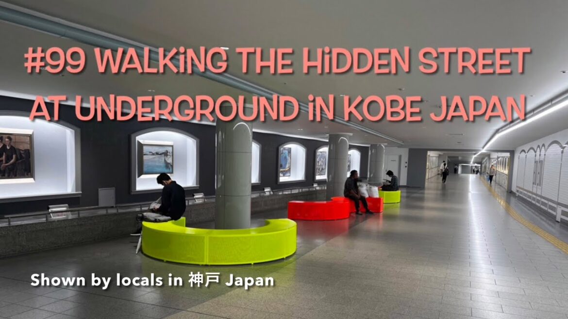 Walking the hidden street at underground in Kobe Japan #99 Kobe Japan, why don't you live in?
