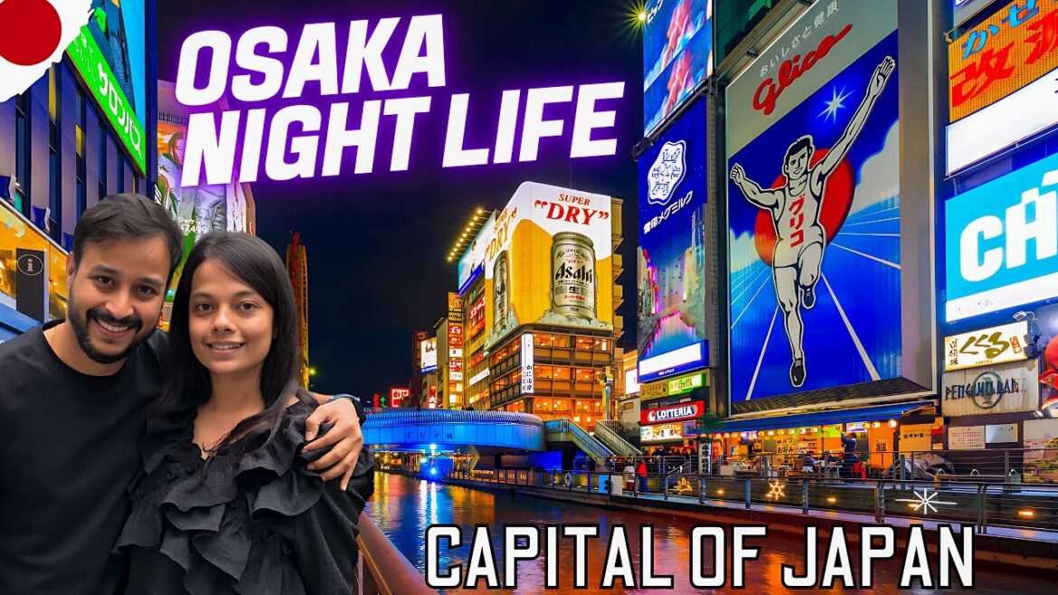 Osaka - Japan's Night Life Capital, going to Shady Dotonbori street for thrift shopping.