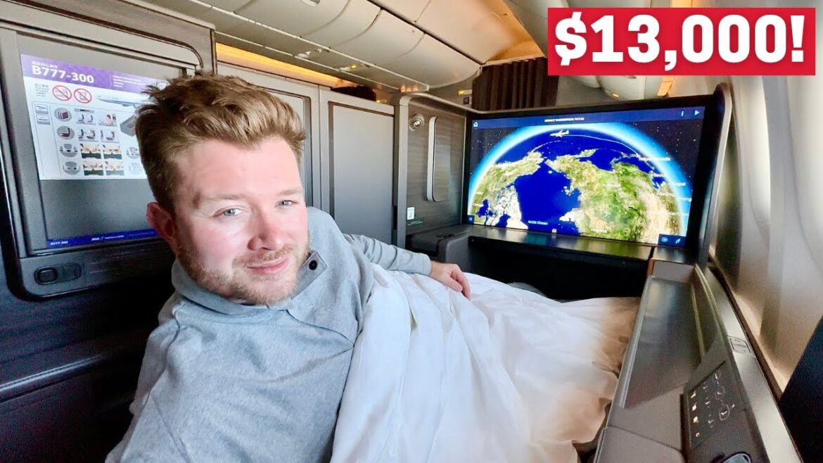 15hrs on Japanese First Class Flight | Tokyo to New York