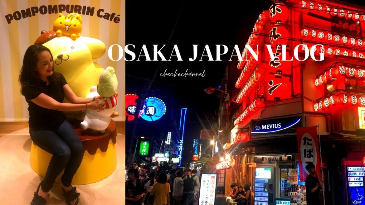 OSAKA JAPAN! SENNICHIMAE, POM POM PURIN CAFE, UMEDA STATION, and more!