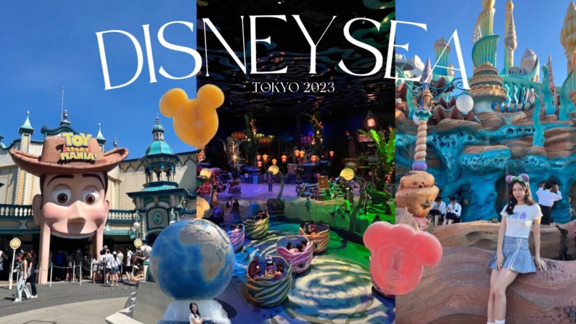 TOKYO VLOG • First Time at Tokyo Disney Sea! 🪸🇯🇵 Mermaid Lagoon, Sea Parade, Disney Snacks