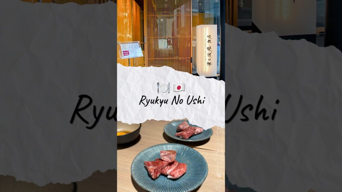 🍽️ Ryukyu No Ushi | Okinawa 🇯🇵