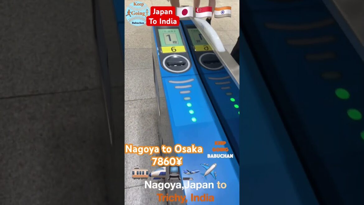 ஜப்பானில் இருந்து இந்தியா பயணம்Japan to India Travel in Tamil|Osaka Airport|Singapore Trichy Airport