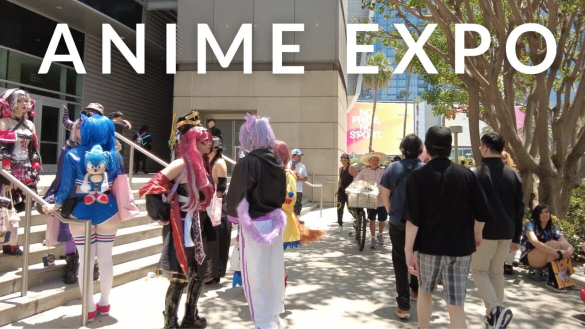 Downtown LA during Anime Expo 2023 | Travel Vlog Walking Tour