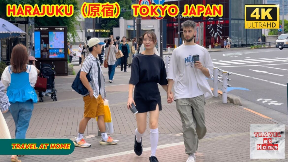 4k hdr japan travel | Walk in Harajuku（原宿）Tokyo japan |  Relaxing Natural City ambience