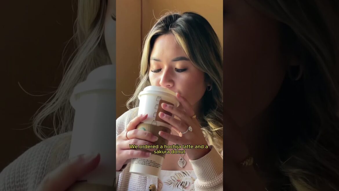 🌸Cutest Starbucks Ever!🌸 🇯🇵#shorts #starbucks #japan