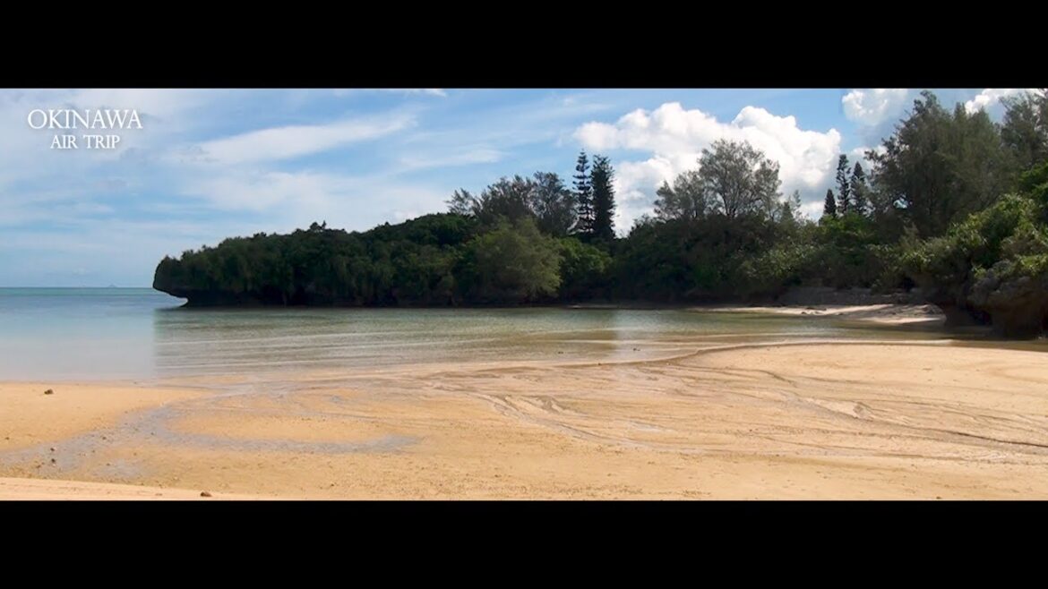 【OKINAWAN NATURAL BEACH 4K 120mins】干潟に汐が満ちます　宇加地ビーチ＠恩納村