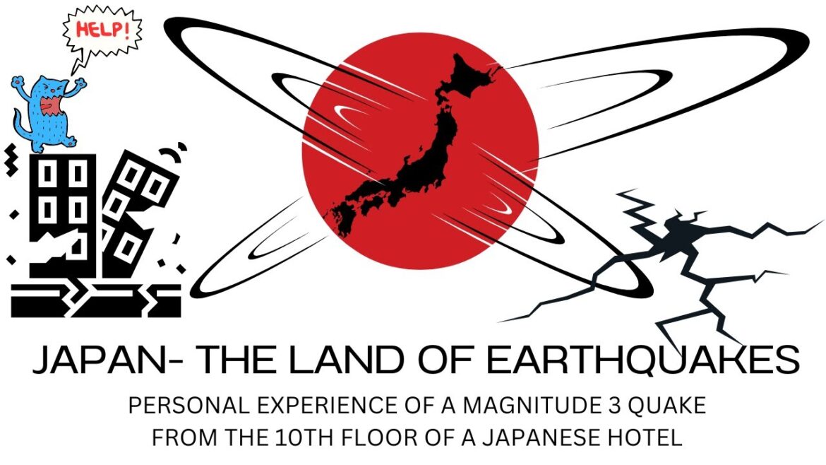 EXPERIENCE A MAG 3 EARTHQUAKE IN JAPAN FROM A HOTEL