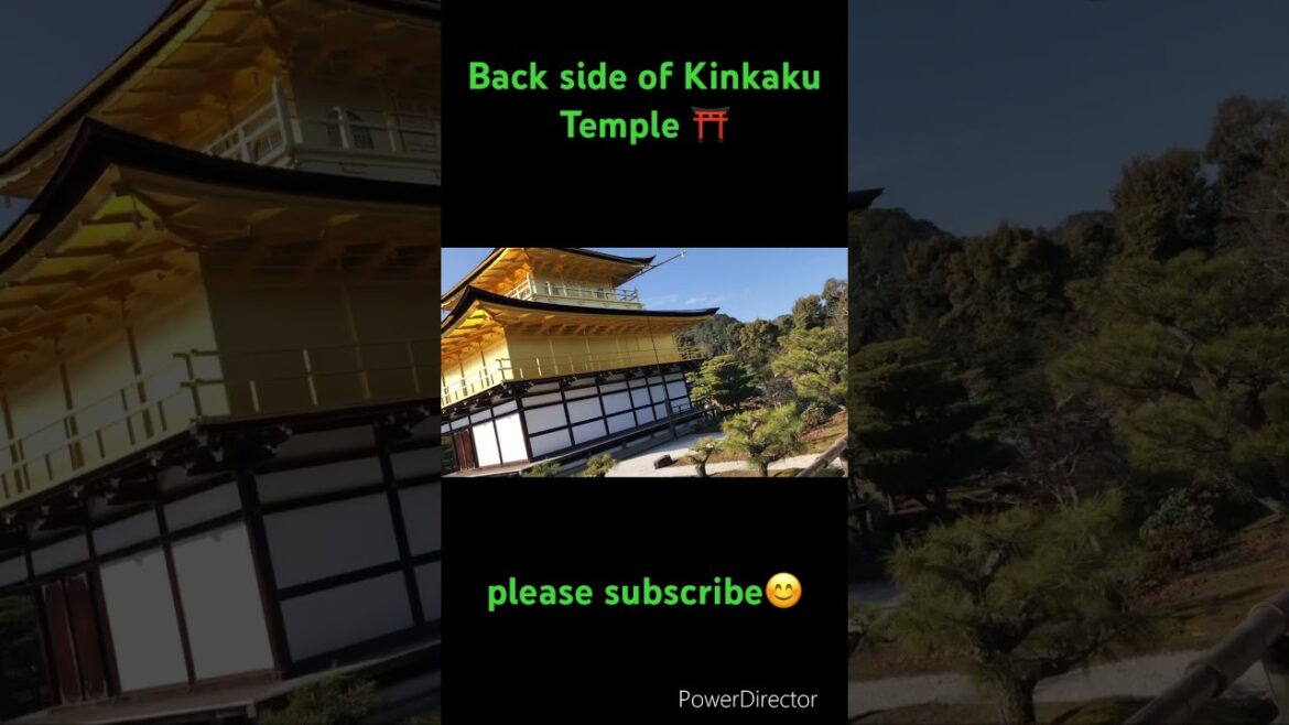 【KYOTO 】Backside of Kinkaku Temple