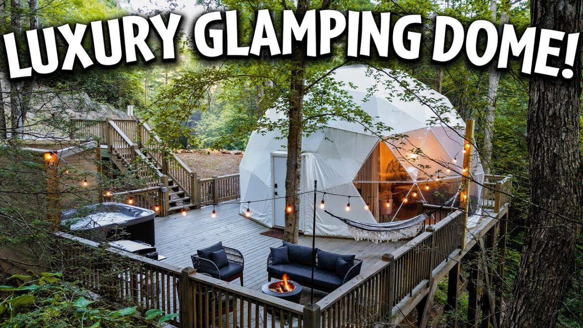 This Dome Resort sits on a WATERFALL!