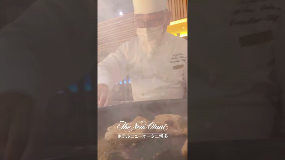 シェフズテーブルの主役シェフ！　〜ホテルニューオータニ博多〜【My Life】#shorts