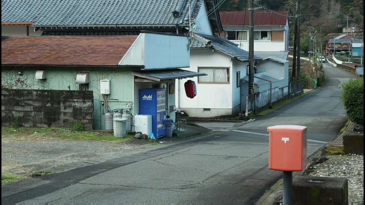 渡瀬の小さな村の風景【田舎散歩】Wataze, Hongucho, Tanabe City, Wakayama, Japan