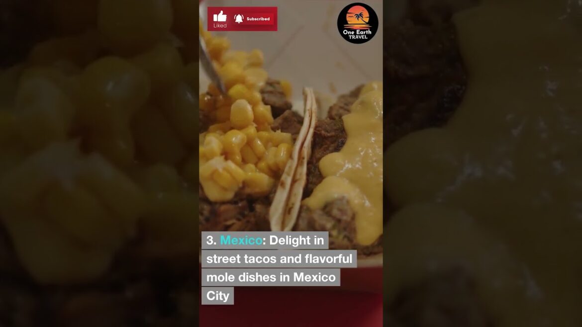 Top 5 Foodie Destinations #shorts Top 5 Foodie Destinations #shorts