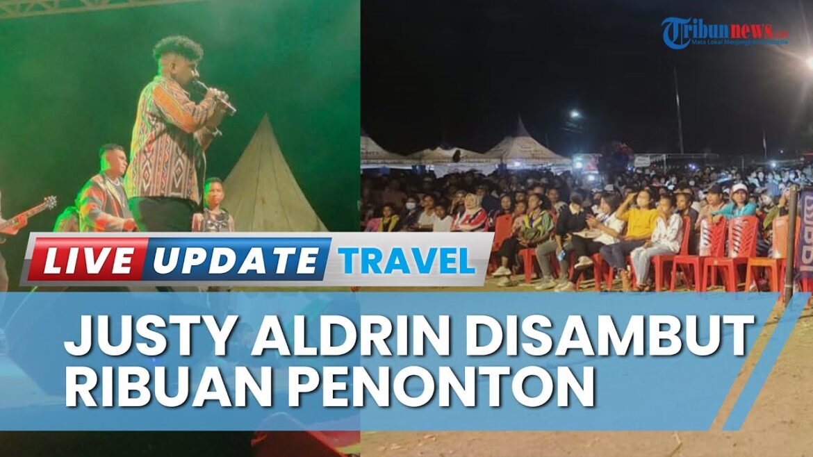 Justy Aldrin Memukau Ribuan Penonton saat Konser Perdana di Alor, Bupati: Angkat Martabat Daerah