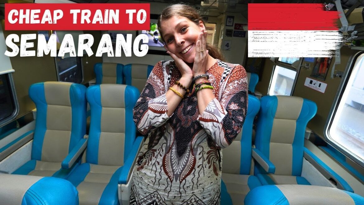 $5 Executive Train to Semarang 🇮🇩 Incredible Indonesia