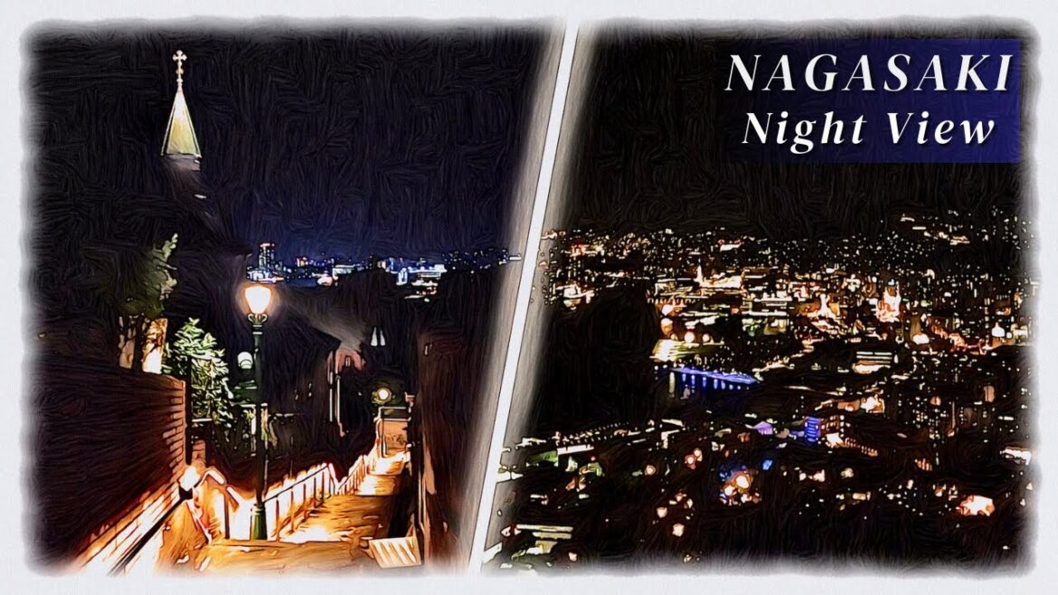 【4K Japan】Nagasaki Night Walk | Japan's Spectacular Night View ✨