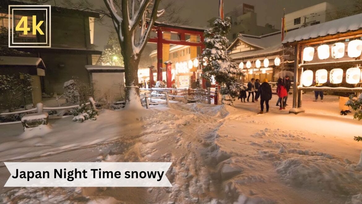 New Year’s Magic Japan Snowy Aomori Under the Midnight Sky 4k. #snowfall New Year's Magic Japan Snowy Aomori Under the Midnight Sky 4k. #snowfall