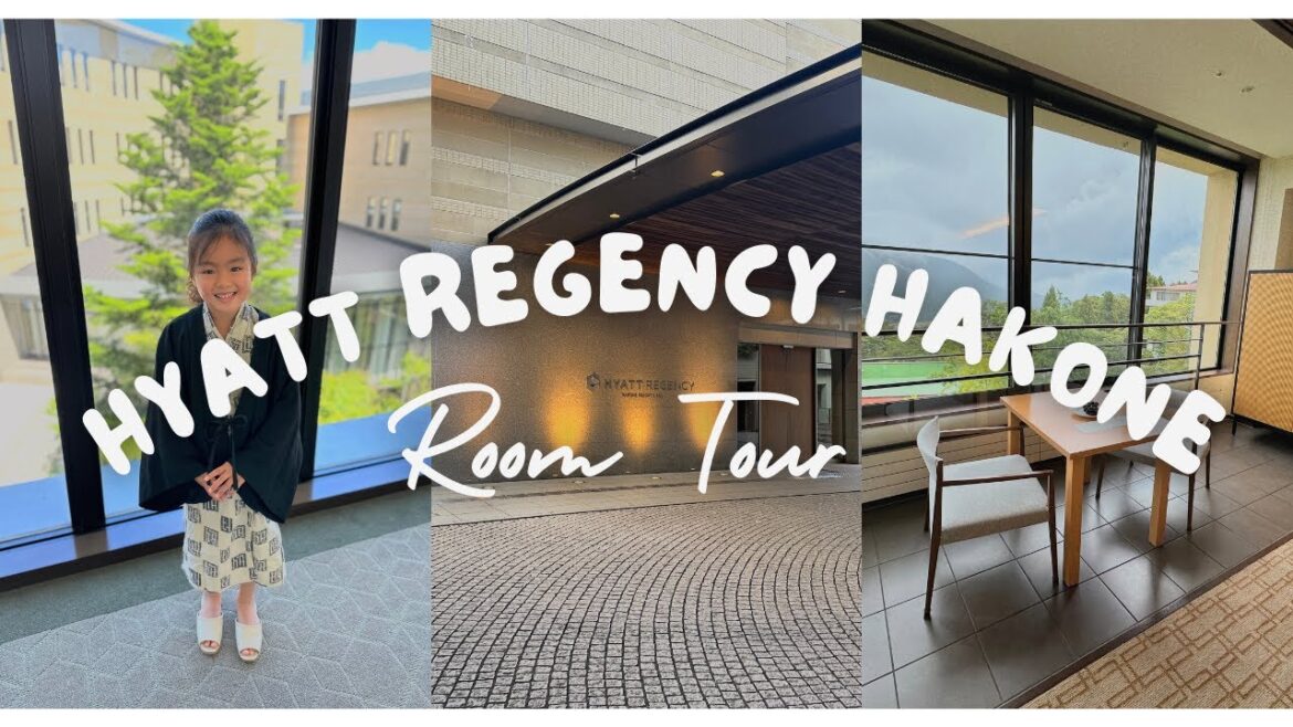 Room Tour by a 6-Year-Old at Hyatt Regency Hakone Resort & Spa
