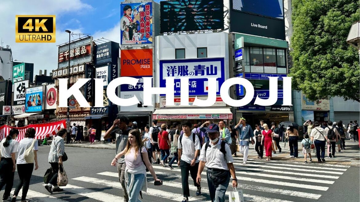 [4K] KICHIJOJI, TOKYO 🇯🇵🐧 Nonstop Walking Tour / 吉祥寺 東京 散歩
