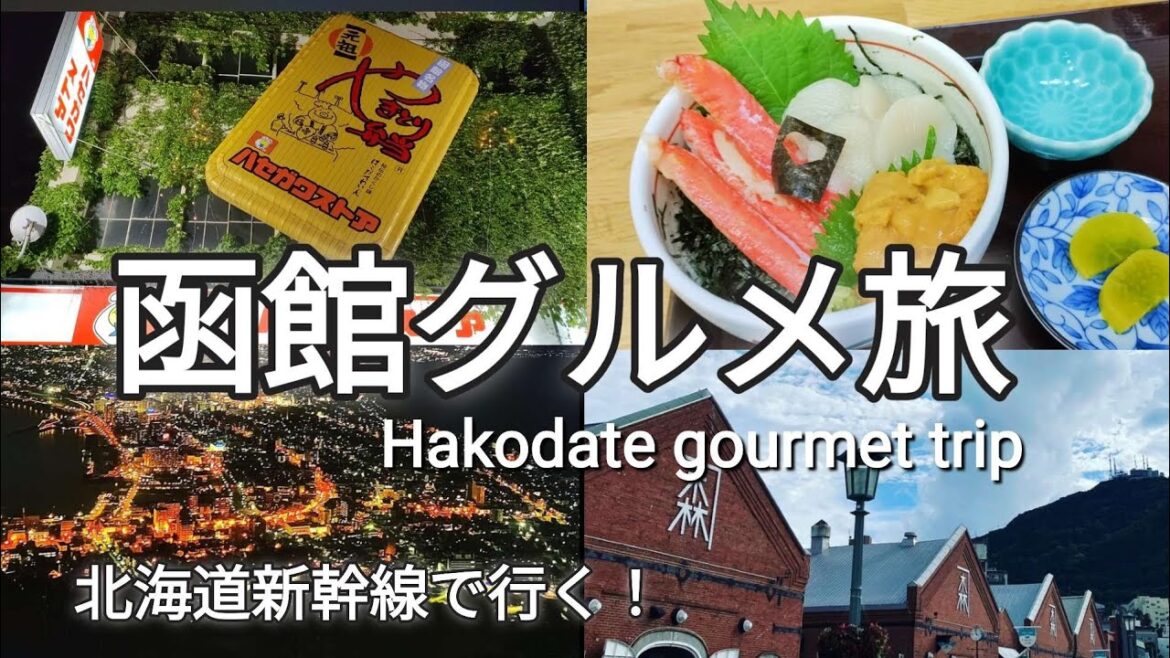 【函館グルメ旅】北海道新幹線で行く一泊二日の旅│函館のグルメと景色を紹介│Hokkaido Hakodate gourmet trip