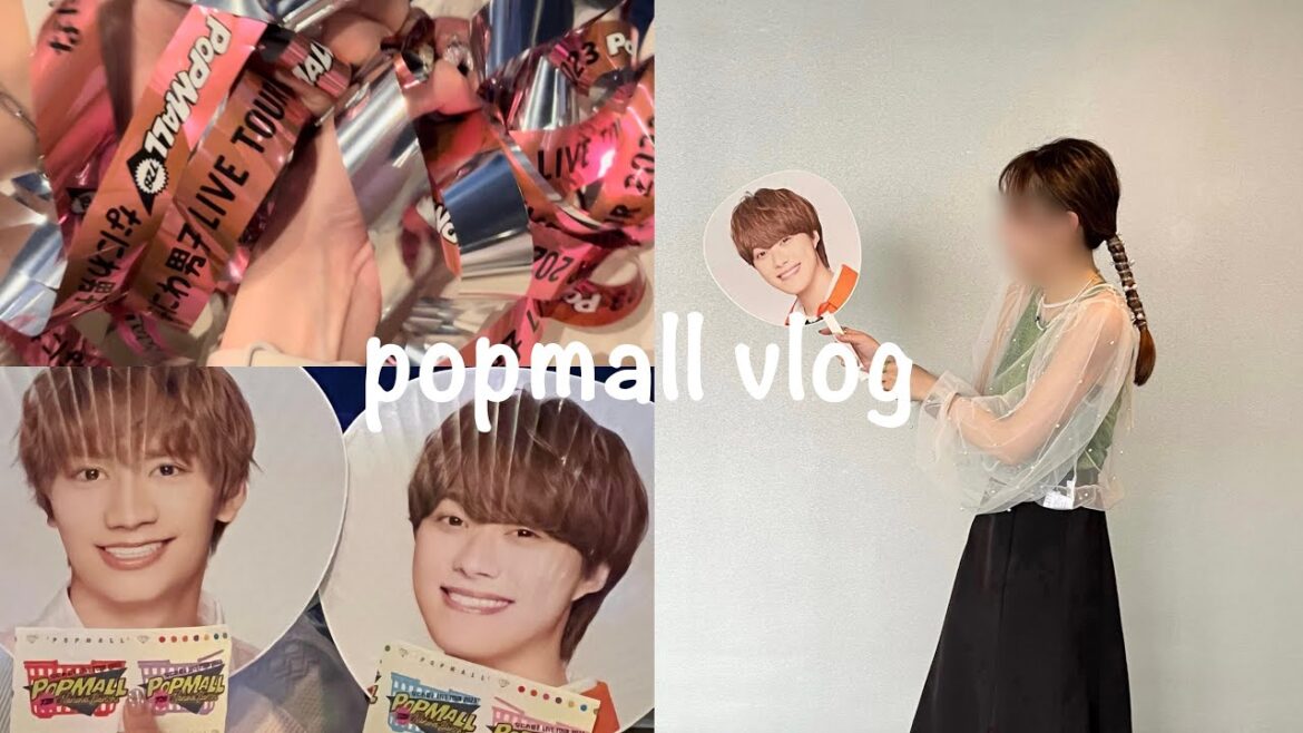 vlog | なにわ男子LIVE TOUR 2023 POPMALL🛒🛍️大橋和也誕生日公演🎂💚横アリ / エコパ